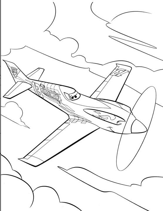 coloriage planes risplinger l adversaire de dusty